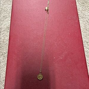 Gold Initial Pendant Necklace